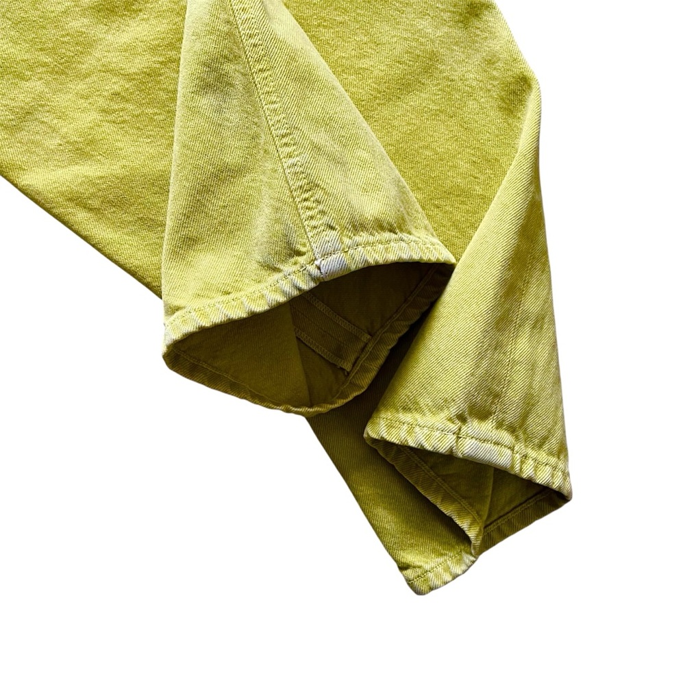 Agolde 90s Jeans Matcha Green Loose Fit Button Fly Straight Leg High Rise Sz 28 - Picture 11 of 16